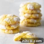 Zesty Lemon Crinkles 12 Best Lemon Crinkle Cookies Recipe: Soft, pillowy, and bursting with citrus flavor.