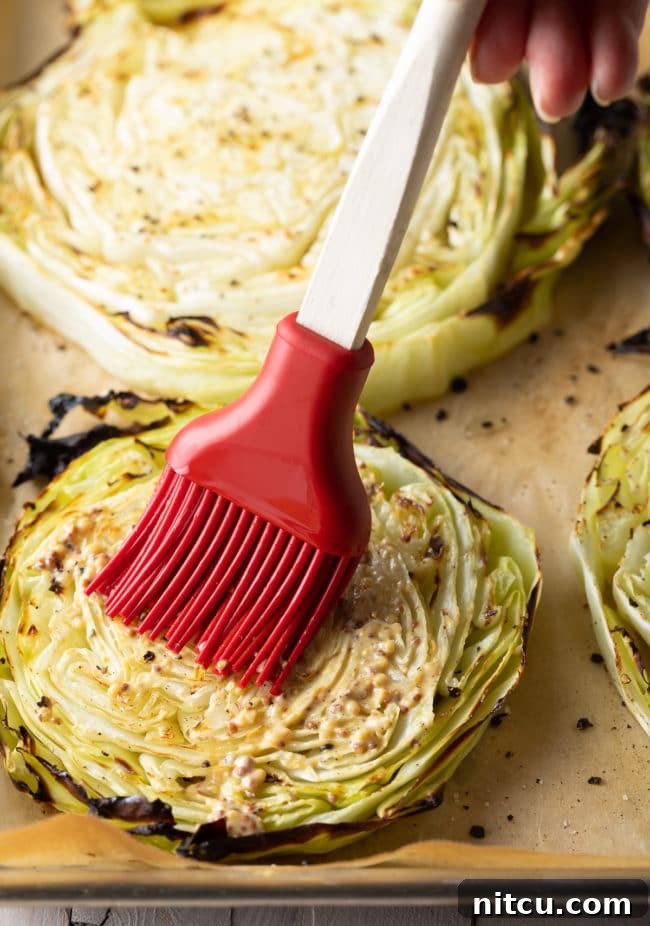 Keto Irish Roasted Cabbage Pizza 7 Whole grain mustard, a key ingredient for Irish Low Carb Pizza.