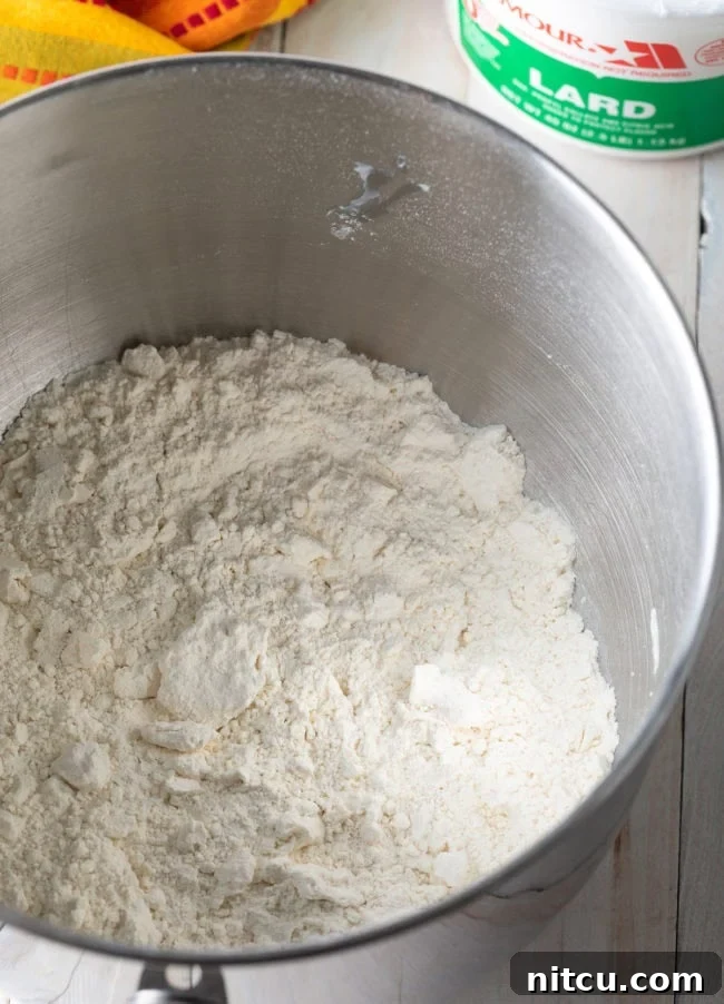 Crafting Perfect Flour Tortillas From Scratch 6 Mix Dry Ingredients