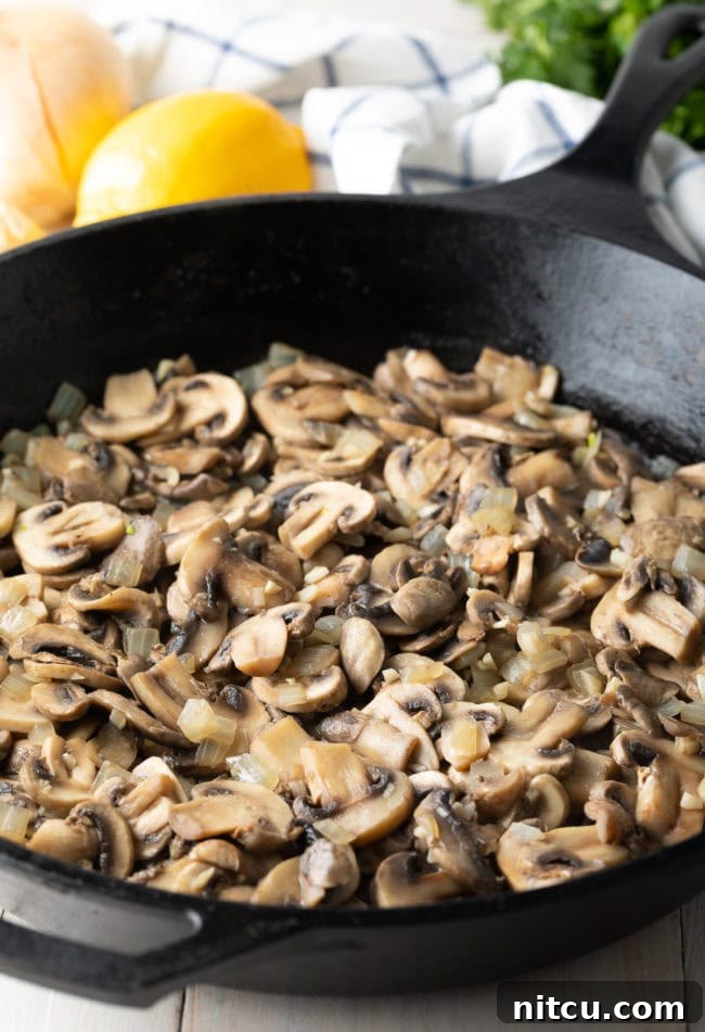 Creamy Cajun Chicken and Mushroom Skillet 6 img 91199 5