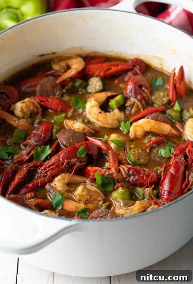 Soulful New Orleans Gumbo 3 seafood gumbo