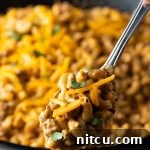 Homemade Hamburger Helper, a cheesy and satisfying classic Cheeseburger Macaroni.