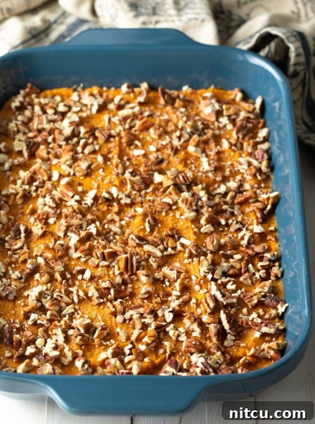 Southern Sunshine Sweet Potato Bake 7 pecans