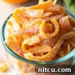 candied orange peels