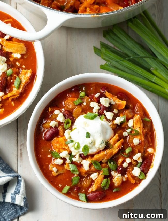 easy instant pot chicken chili