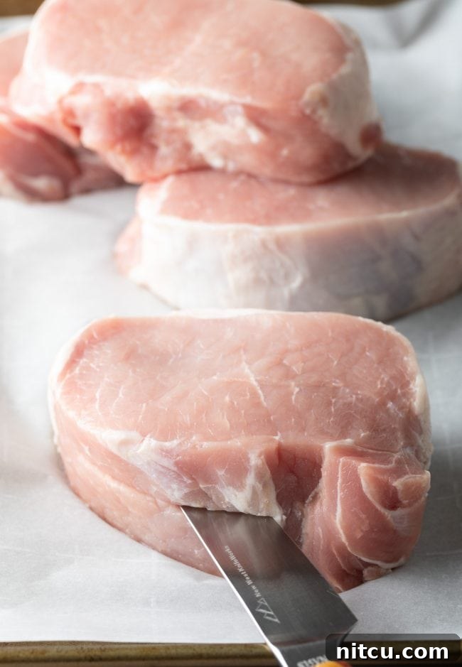 Tender Apple-Stuffed Baked Pork Chops 4 Ingredients for Apple Baked Stuffed Pork Chops