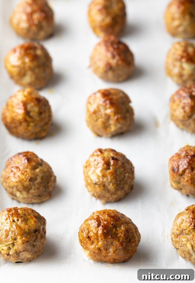 low carb turkey meatballs